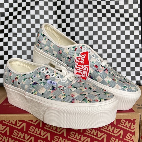 Vans Authentic Stacked Woven Floral/Multi WMNS sneakers-platforms - Picture 5 of 16